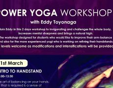 Power yoga workshop flyer